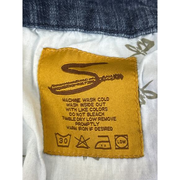 Seven7 Women’s 6 Bootcut Blue Jeans Western Style Zip Denim Embrodered - Picture 6 of 6